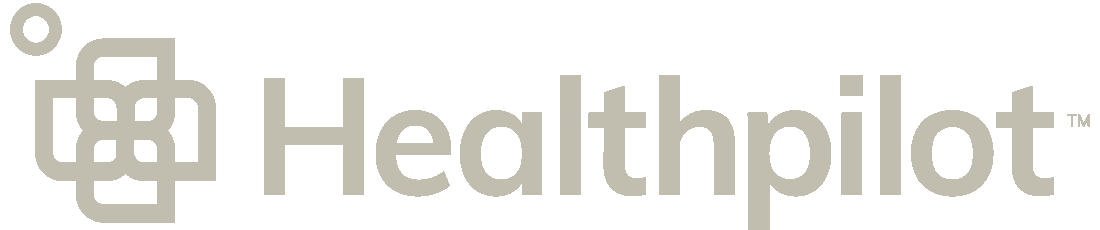 Healthpilot logo in grey